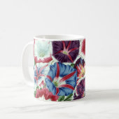 フィリップJacobsの生地の"月の花"のマグ コーヒーマグカップ (正面左)