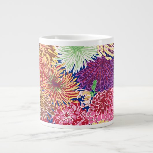 フィリップJacobsの生地のHiroshigeのマグ ジャンボコーヒーマグカップ (正面)