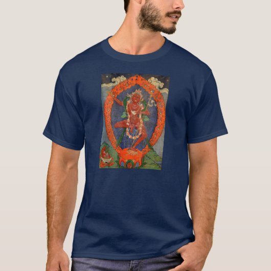フィリップJacobsの生地のVajrayoginiのチベット人のTシャツ Tシャツ (正面)
