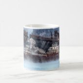 フィリップRクラーク2つのハーバーミネソタを出荷 コーヒーマグカップ (中央)