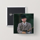 フィリップWindsor 1980年HRHの王子 缶バッジ (正面&裏面)