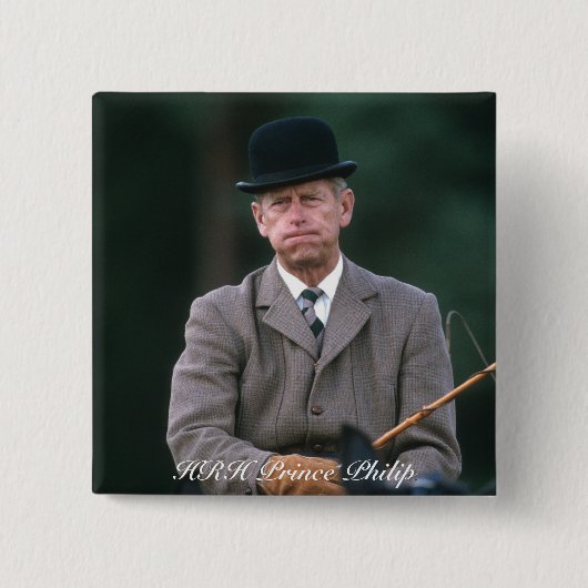 フィリップWindsor 1980年HRHの王子 缶バッジ (正面)