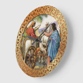 フィリッポと戦車時計の男 ラージ壁時計 (傾斜)