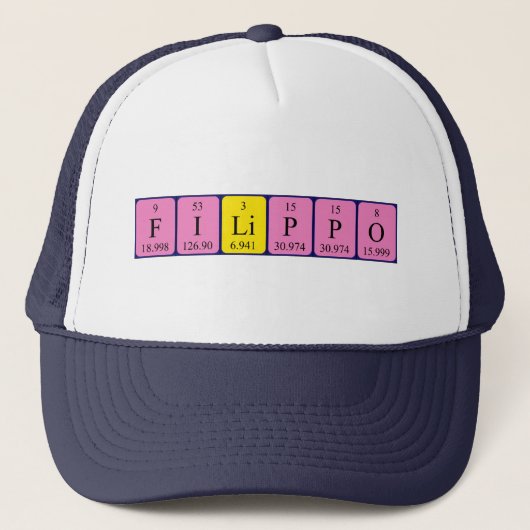 フィリッポの定期テーブル名hat キャップ (正面)