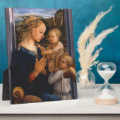 フィリッポリッピ – マドンナと2つの天使を持つ子供 フォトプラーク (側面)