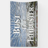 フィリバスターを殴る 横断幕 (縦)