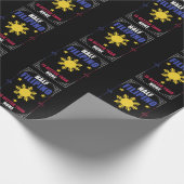 フィリピおもしろいノアメリカンフィリピンフィリピン人ピネー ラッピングペーパー (角)