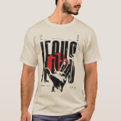 フィリピの人への手紙 2:9 すべての名にまさる名 レトログランジ Tシャツ (正面)