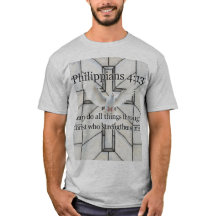 フィリピの人への手紙 4:13 聖書の言葉 メンズTシャツ