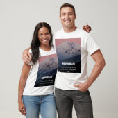 フィリピの人への手紙 4:13 KJV 聖書の詩 山と森 Tシャツ (ユニセックス)