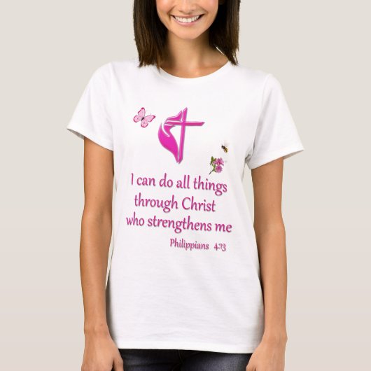 フィリピの人への手紙 4:13 Tシャツ (正面)