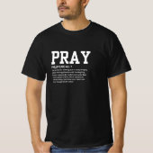 フィリピの人への手紙 4:6–7 メンズTシャツ Tシャツ (正面)