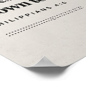 フィリピの信徒への手紙 4:6、聖書の言葉、現代の聖書、聖句 ポスター (角)