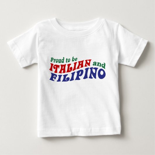 フィリピイタリアンーノ ベビーTシャツ (正面)