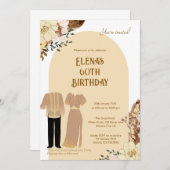 フィリピニアナファッション誕生日招待状フィリピノフ 招待状 (正面/裏面)