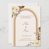 フィリピニアナフィリピーノ結婚式招待状ボホ 招待状 (正面)