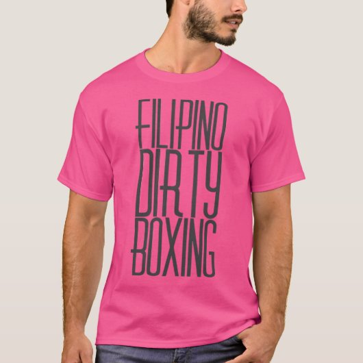 フィリピノダーティボクシングラージ Tシャツ (正面)