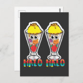 フィリピノハロハロアイスクリームデザート愛好家 ポストカード (正面/裏面)