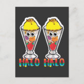 フィリピノハロハロアイスクリームデザート愛好家 ポストカード (正面)