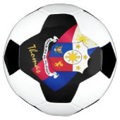 フィリピモノグラムのンサッカー・フィリピン国旗 サッカーボール (回転)