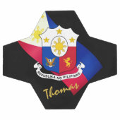 フィリピモノグラムのンサッカー・フィリピン国旗 サッカーボール (フラット)