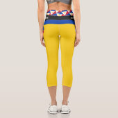 フィリピンおよびフィリピン国旗ファッション、フィットネスサン カプリレギンス (裏面)