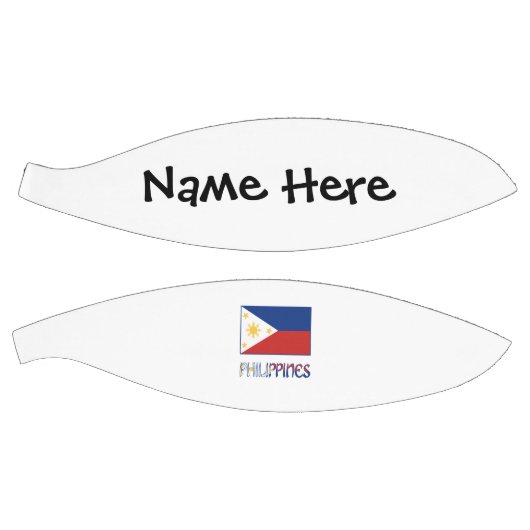フィリピンとフィリピンの国旗とあなたの名前 バスケットボール (パネル)