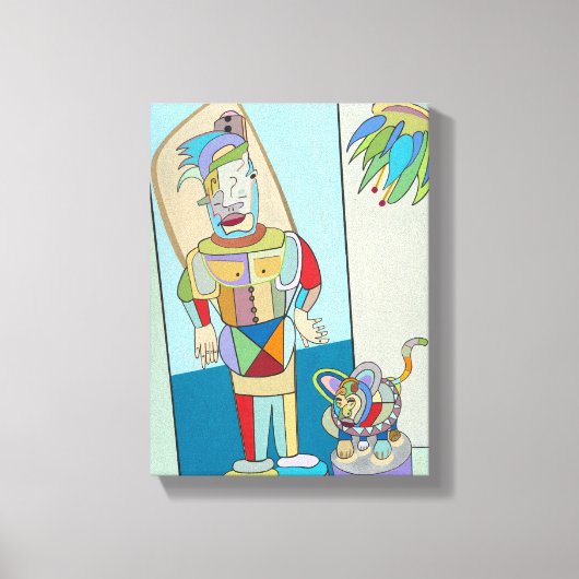 「フィリピンと猫」 Ruchell Alexander キャンバスプリント (正面)