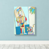 「フィリピンと猫」 Ruchell Alexander キャンバスプリント (インサイチュ (ウッドフロア))