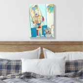 「フィリピンと猫」 Ruchell Alexander キャンバスプリント (インサイチュ (寝室))