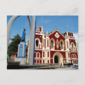 フィリピンのイロコス・スル州バンタイ教会 ポストカード (正面)