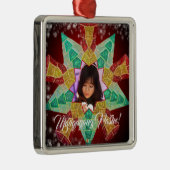 フィリピンのカラフルな星のランタン、口頭のスタイル メタルオーナメント (右)