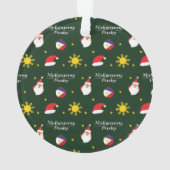 フィリピンのクリスマスマリガヤンパスコ オーナメント (裏面)