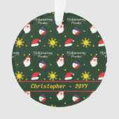 フィリピンのクリスマスマリガヤンパスコ オーナメント (正面)