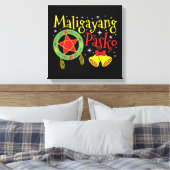 フィリピンのクリスマスマリガヤンパスコ キャンバスプリント (インサイチュ (寝室))