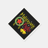 フィリピンのクリスマスマリガヤンパスコ スタンダードカクテルナプキン (角)