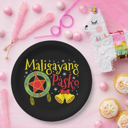 フィリピンのクリスマスマリガヤンパスコ ペーパープレート (パーティー)
