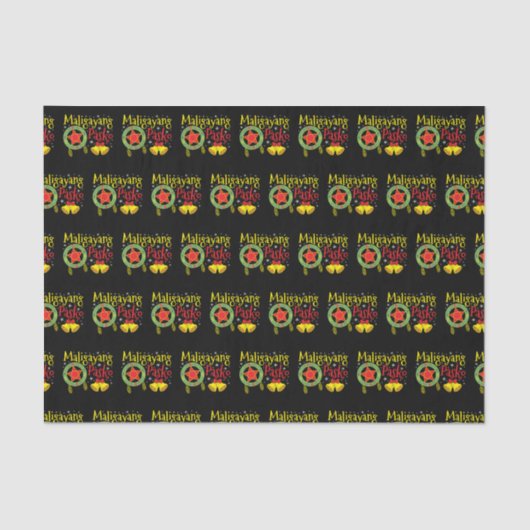 フィリピンのクリスマスマリガヤンパスコ 薄葉紙 (正面)