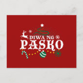 フィリピンのクリスマス – Diwa ng Pasko ポストカード (正面)