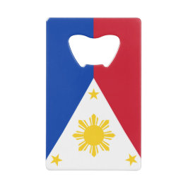 フィリピンのクレジットカードの栓抜きの旗 クレジットカード栓抜き