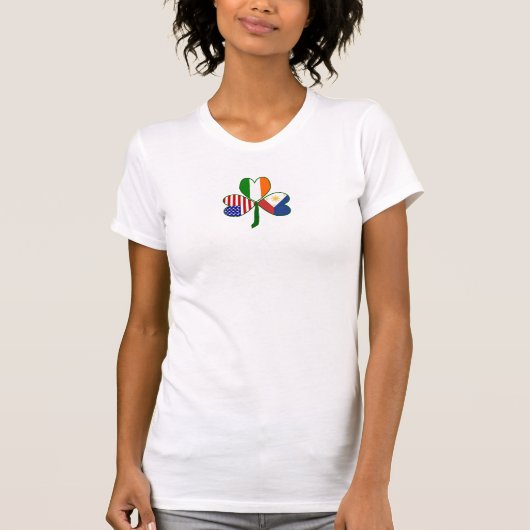 フィリピンのシャムロック Tシャツ (正面)