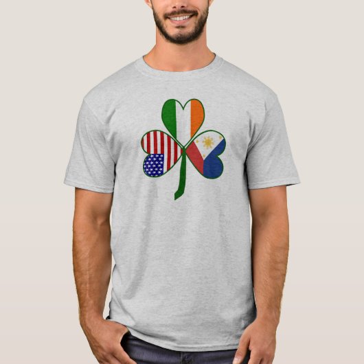 フィリピンのシャムロック Tシャツ (正面)