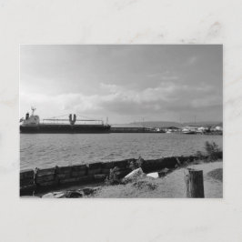 フィリピンのスービック湾にドッキング船 シーズンポストカード