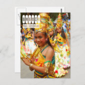 フィリピンのバギオ ポストカード (正面/裏面)