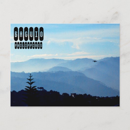 フィリピンのバギオ ポストカード (正面)