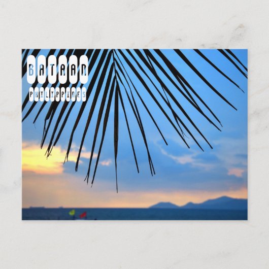 フィリピンのバターン州 ポストカード (正面)