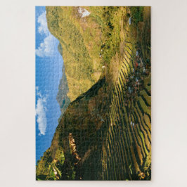 フィリピンのバナウ州バタドライステラス。 ジグソーパズル