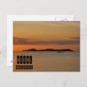 フィリピンのビコールビーチ ポストカード (正面/裏面)