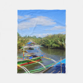 フィリピンのビコール フリースブランケット