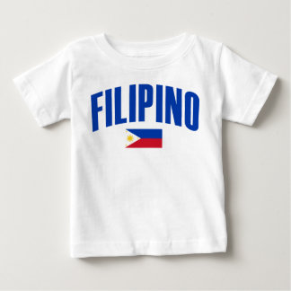 フィリピンのフィリピンの旗 ベビーTシャツ